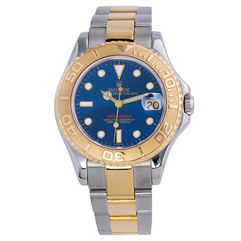 rolex yacht master 35mm blue|rolex yachtmaster for sale uk.